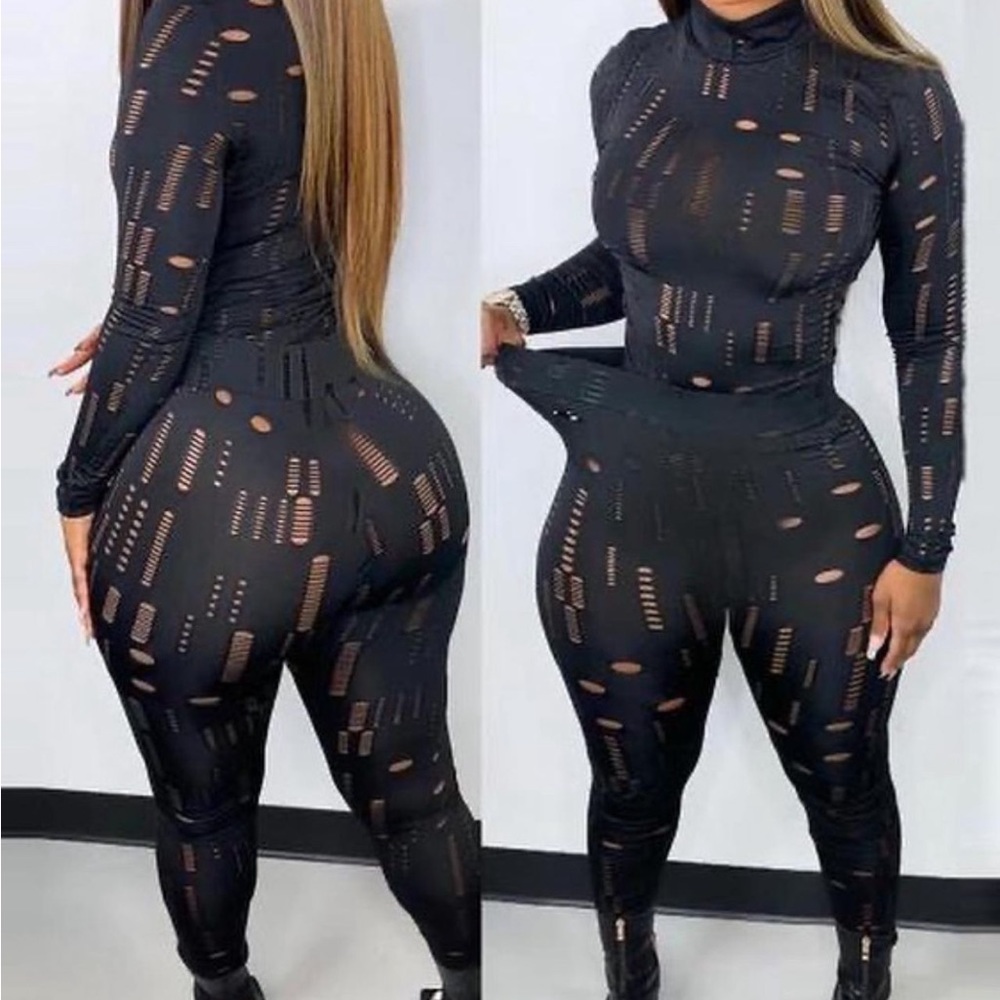 2pcs black set